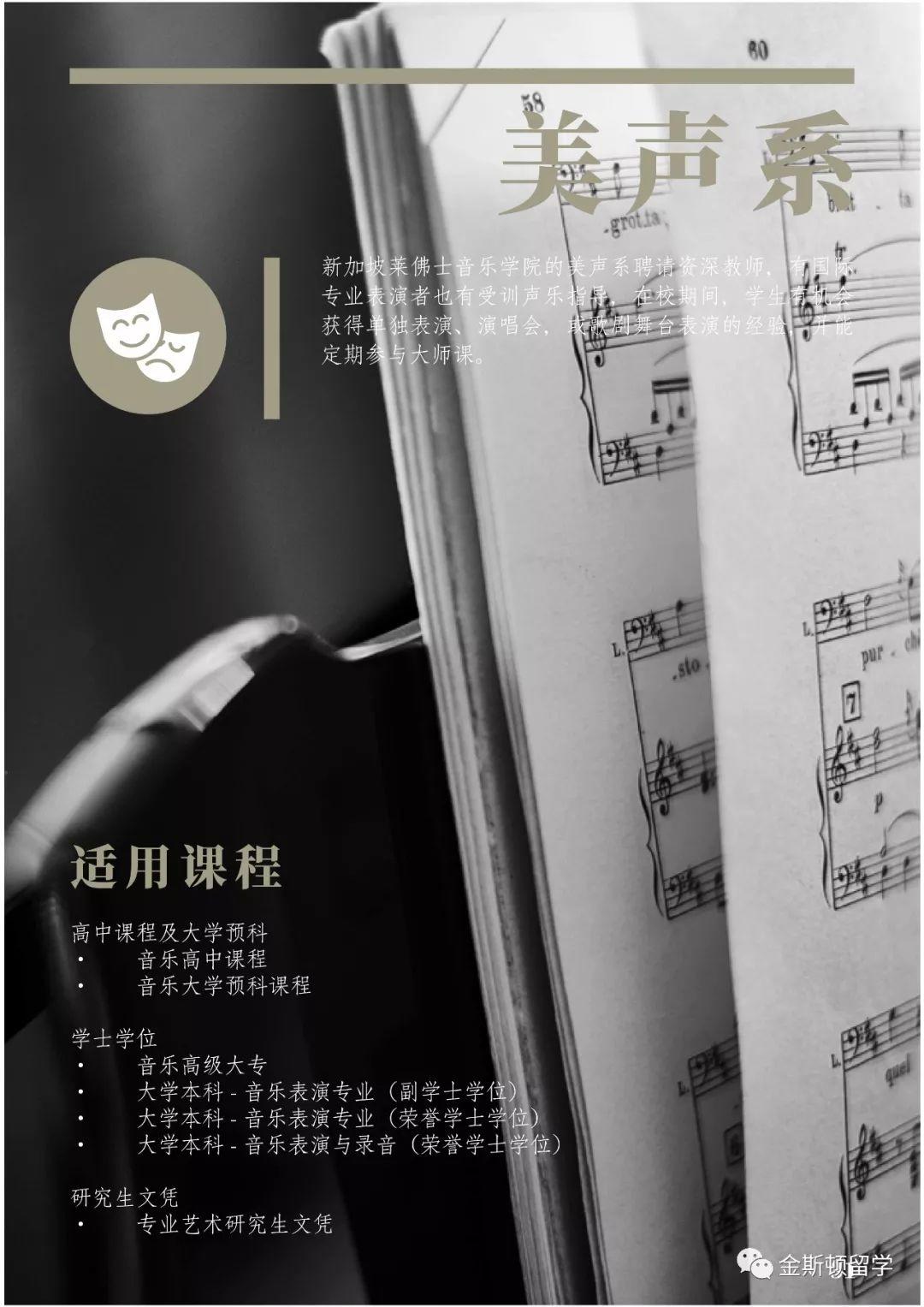 新加坡莱佛士音乐学院SRMC简介