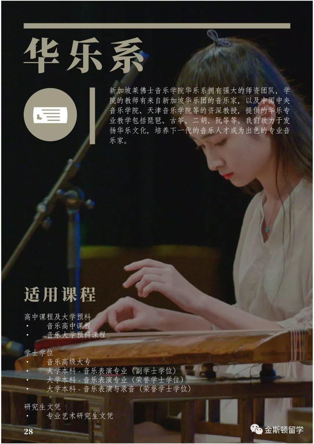 新加坡莱佛士音乐学院SRMC简介